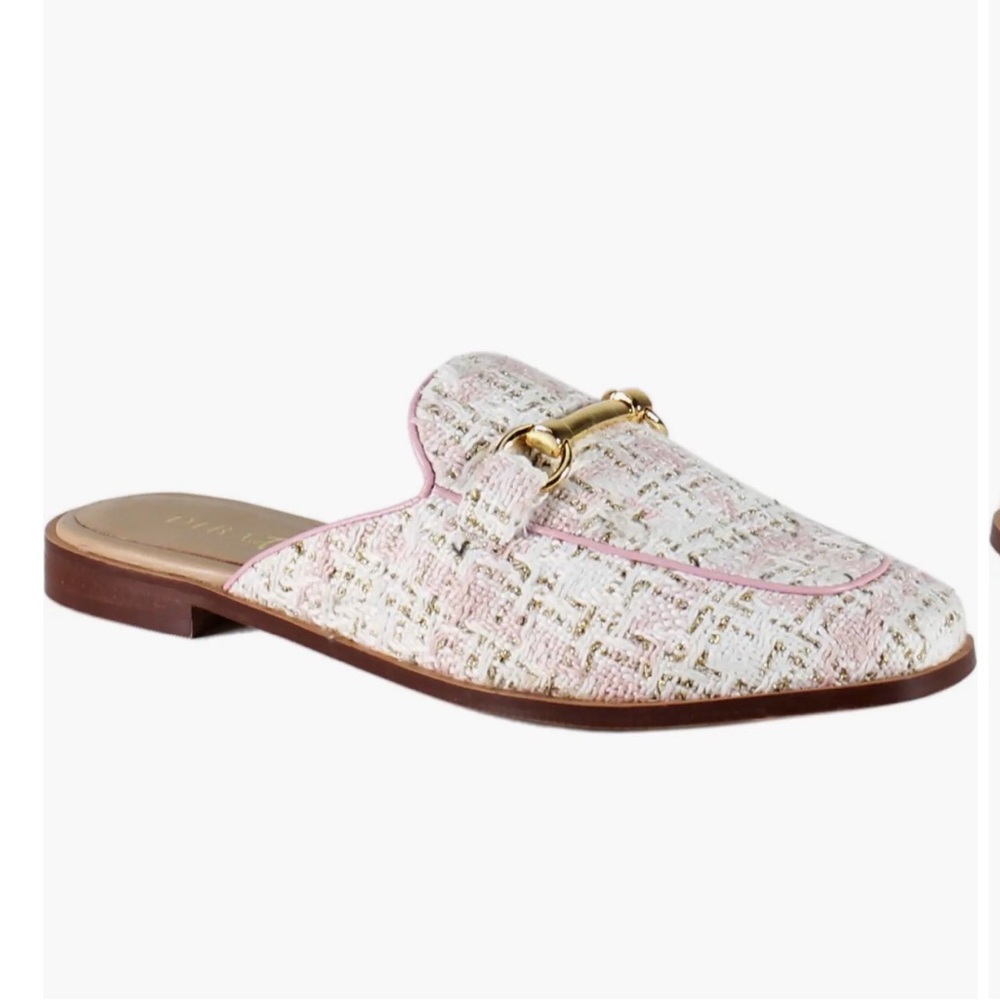 Callen For U Diba True women's size 7.5
Pink plaid fabric Mules slip on sandals